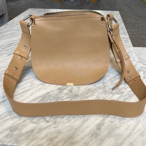 Allsaints captain, round leather Crossbody